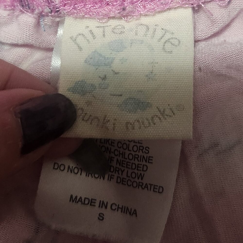 Nite Nite Munki Munki Flamingo Pajamas Size Small - Picture 10 of 10